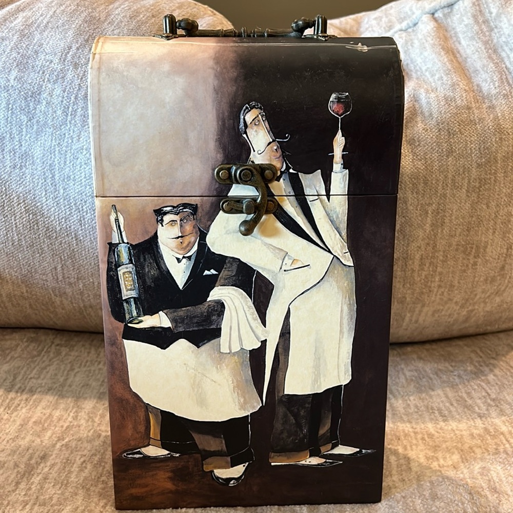 Double wine box